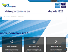 Tablet Screenshot of baret.fr